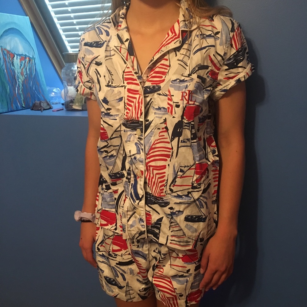 Ralph Lauren Matching Pajama Set